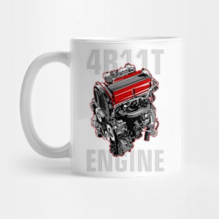 4B11T Engine Mitsubishi Lancer Evo X Mug